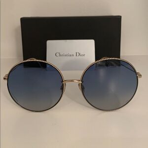 🔥Host Pick🔥 Christian Dior Diorsociety-2F 0J5G84 Gold Frame Sunglasses, NWOT